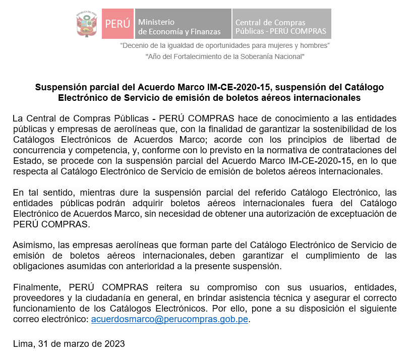 Comunicado