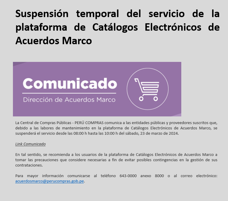 Comunicado